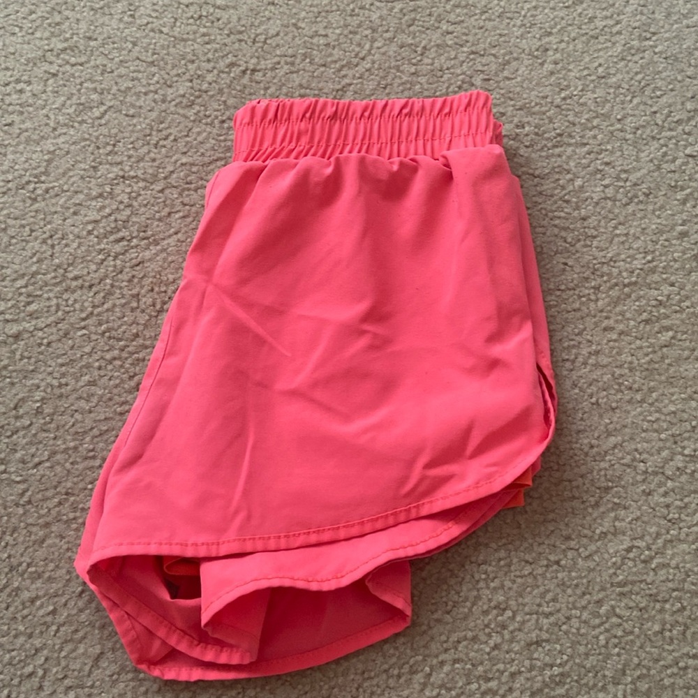 Pink Athletic Running Shorts